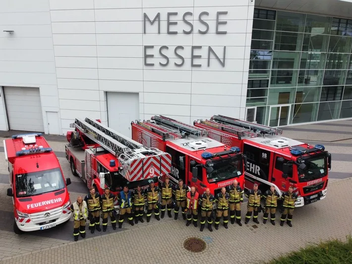 Feuerwehr Essen trainiert für höchste Sicherheit auf der Messe