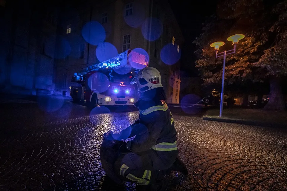 „Heldentat am Marktplatz: Feuerwehr Wismar rettet Taube vor dem Unglück“